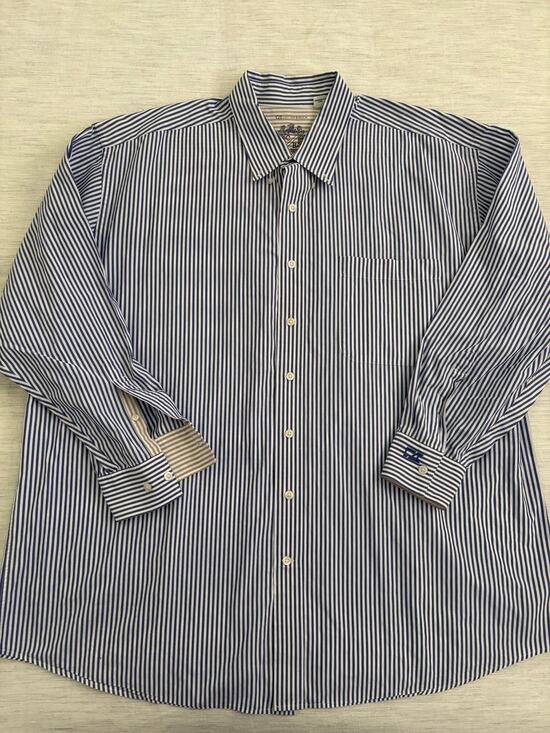 Cutter & Buck Other - Cutter and Buck Men's Blue stripe long sleeve button down shirt 2XB
